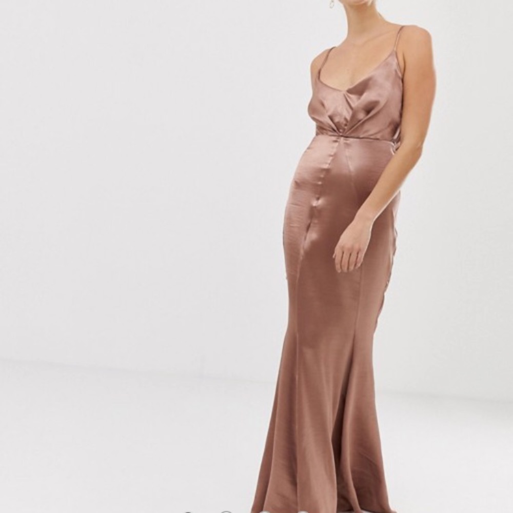 Satin Maxi Dress